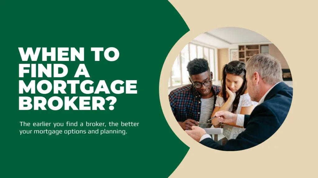 When to Find A Mortgage Broker